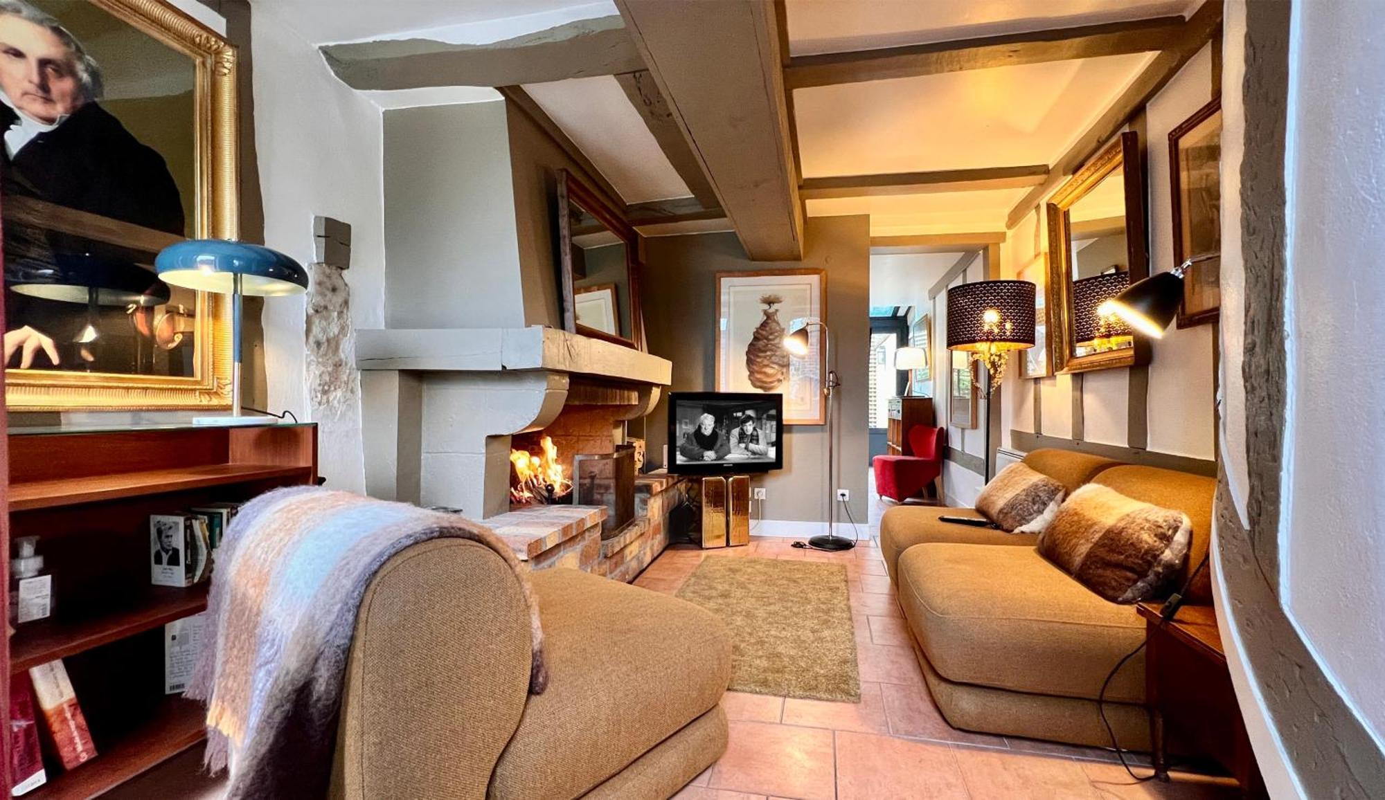 La Maison Blanche Du 10Honfleur Eksteriør billede